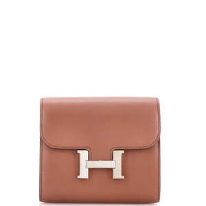 Hermes Compact Constance Wallet Tadelakt